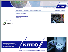 Tablet Screenshot of kitec.de